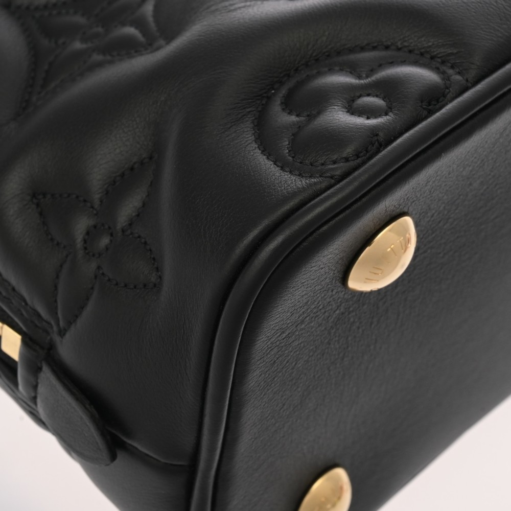 Louis Vuitton Alma Soft BB Black Calf Handbag Bag Back - Picture 9 of 15